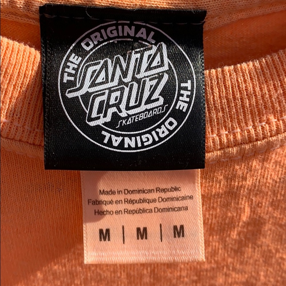 Santa Cruz Skateboards Screaming Hand Orange Tee - Picture 3 of 5